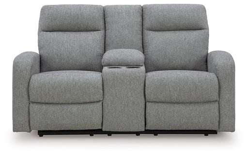 Gauntlet Reclining Loveseat with Console - Bill's Discount Center (Bradenton, FL)