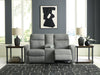 Gauntlet Reclining Loveseat with Console - Bill's Discount Center (Bradenton, FL)