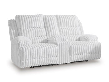 Rhines Falls Power Reclining Loveseat with Console - Bill's Discount Center (Bradenton, FL)