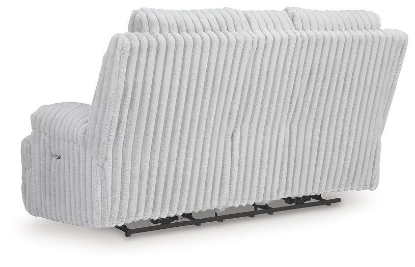 Rhines Falls Power Reclining Loveseat with Console - Bill's Discount Center (Bradenton, FL)