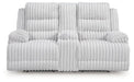 Rhines Falls Power Reclining Loveseat with Console - Bill's Discount Center (Bradenton, FL)