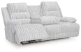 Rhines Falls Power Reclining Sofa with Drop Down Table - Bill's Discount Center (Bradenton, FL)