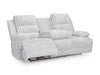 Rhines Falls Power Reclining Sofa with Drop Down Table - Bill's Discount Center (Bradenton, FL)