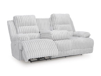 Rhines Falls Power Reclining Sofa with Drop Down Table - Bill's Discount Center (Bradenton, FL)