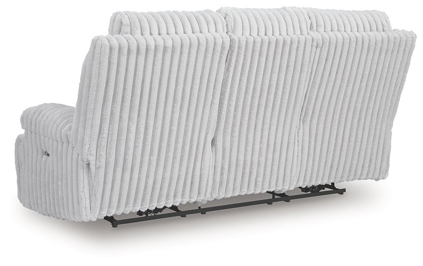 Rhines Falls Power Reclining Sofa with Drop Down Table - Bill's Discount Center (Bradenton, FL)
