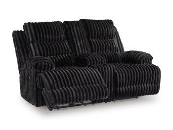 Rhine Falls Reclining Loveseat with Console - Bill's Discount Center (Bradenton, FL)