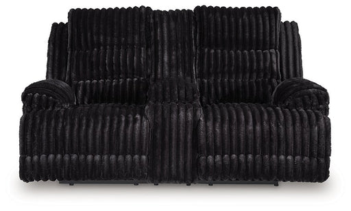 Rhine Falls Reclining Loveseat with Console - Bill's Discount Center (Bradenton, FL)