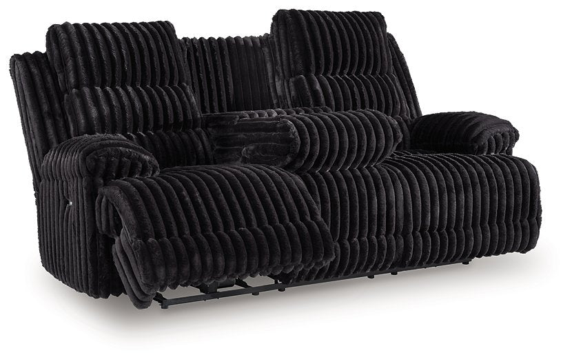 Rhine Falls Power Reclining Sofa with Drop Down Table - Bill's Discount Center (Bradenton, FL)