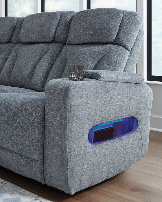 Studio Cave Power Reclining Sofa - Bill's Discount Center (Bradenton, FL)