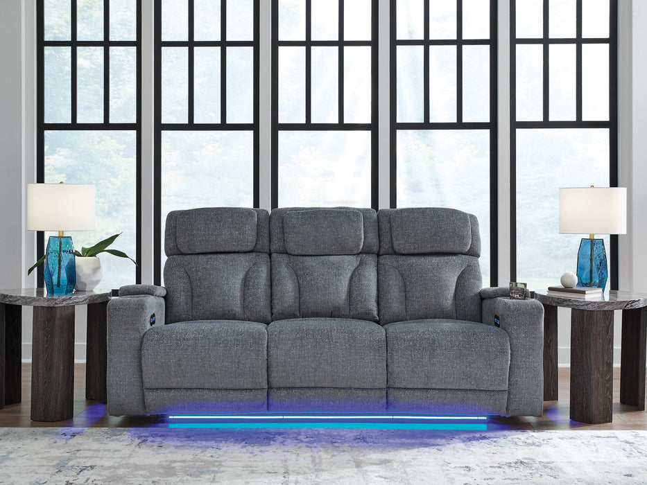 Studio Cave Power Reclining Sofa - Bill's Discount Center (Bradenton, FL)