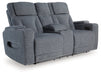 Studio Cave Power Reclining Loveseat with Console - Bill's Discount Center (Bradenton, FL)
