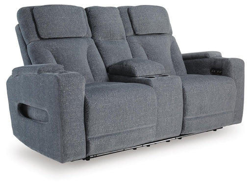Studio Cave Power Reclining Loveseat with Console - Bill's Discount Center (Bradenton, FL)