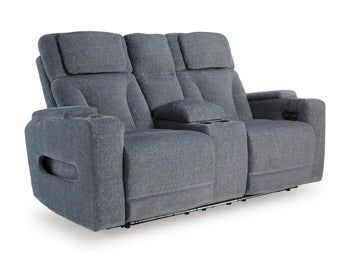 Studio Cave Power Reclining Loveseat with Console - Bill's Discount Center (Bradenton, FL)