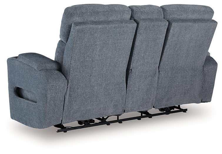 Studio Cave Power Reclining Loveseat with Console - Bill's Discount Center (Bradenton, FL)