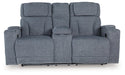 Studio Cave Power Reclining Loveseat with Console - Bill's Discount Center (Bradenton, FL)