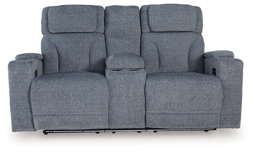 Studio Cave Power Reclining Loveseat with Console - Bill's Discount Center (Bradenton, FL)