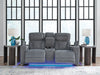 Studio Cave Power Reclining Loveseat with Console - Bill's Discount Center (Bradenton, FL)
