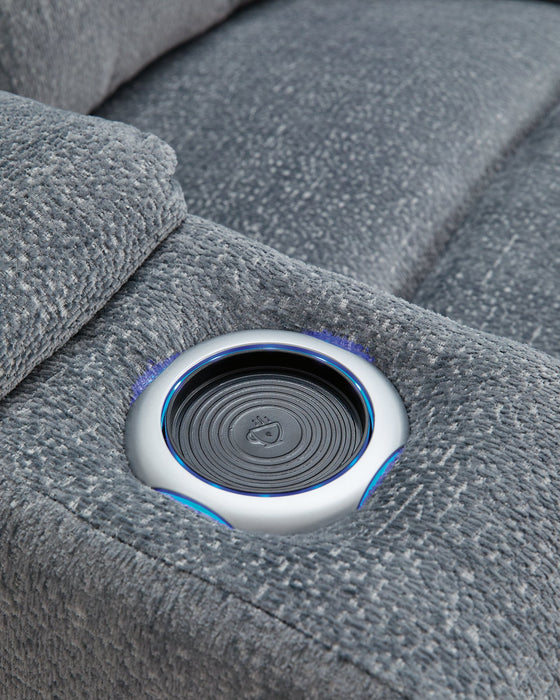 Studio Cave Power Reclining Sofa - Bill's Discount Center (Bradenton, FL)