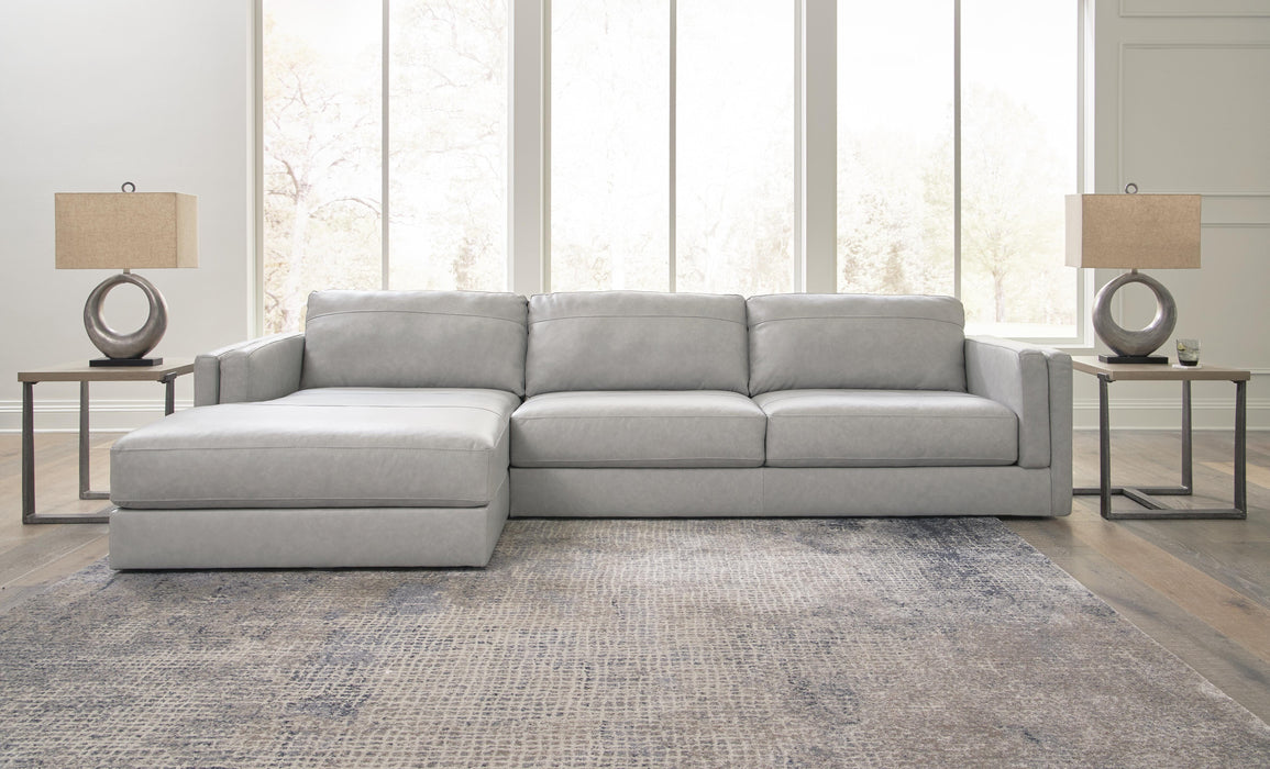 Amiata Sectional with Chaise - Bill's Discount Center (Bradenton, FL)
