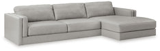 Amiata Sectional with Chaise - Bill's Discount Center (Bradenton, FL)
