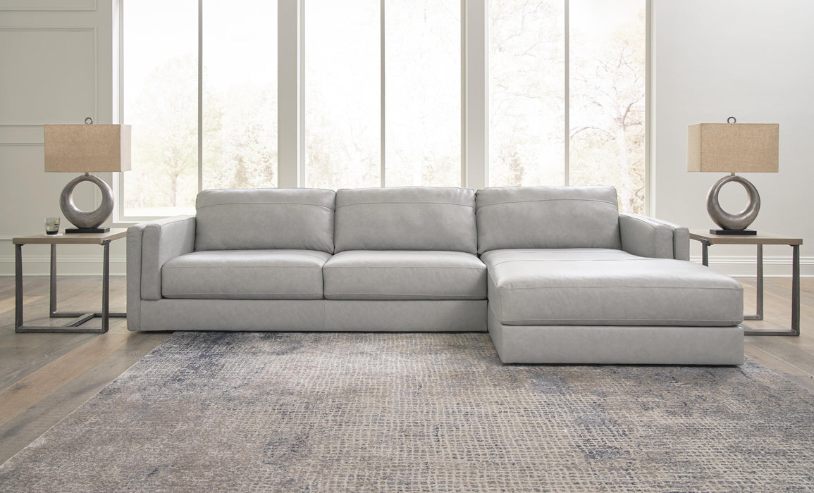 Amiata Sectional with Chaise - Bill's Discount Center (Bradenton, FL)