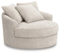Cuddle Plush Oversized Swivel Accent Chair - Bill's Discount Center (Bradenton, FL)