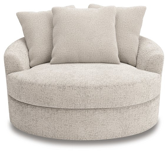 Cuddle Plush Oversized Swivel Accent Chair - Bill's Discount Center (Bradenton, FL)