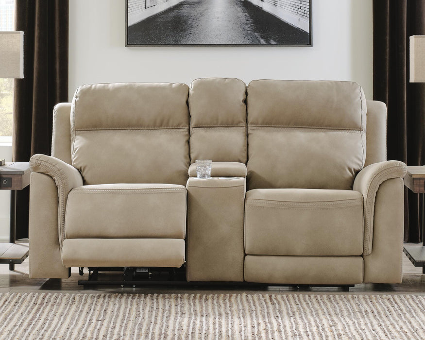 Next-Gen DuraPella Power Reclining Loveseat with Console - Bill's Discount Center (Bradenton, FL)