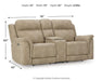Next-Gen DuraPella Power Reclining Loveseat with Console - Bill's Discount Center (Bradenton, FL)