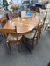 Used Oak Table with 6Chairs and 3 leafs - Bill's Discount Center (Bradenton, FL)