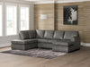 Lofton-Pike Sectional with Chaise - Bill's Discount Center (Bradenton, FL)