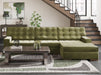 Caspian-Town Sectional with Chaise - Bill's Discount Center (Bradenton, FL)