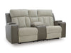 WhipLash Power Reclining Loveseat with Console - Bill's Discount Center (Bradenton, FL)