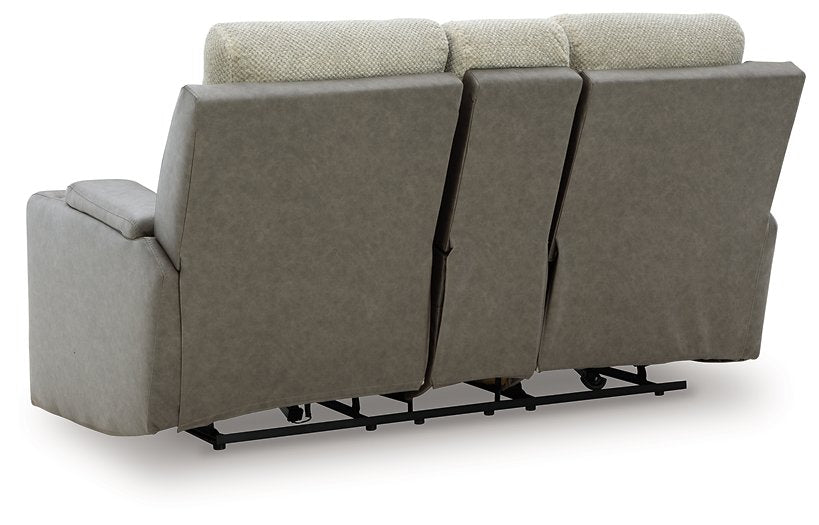 WhipLash Power Reclining Loveseat with Console - Bill's Discount Center (Bradenton, FL)