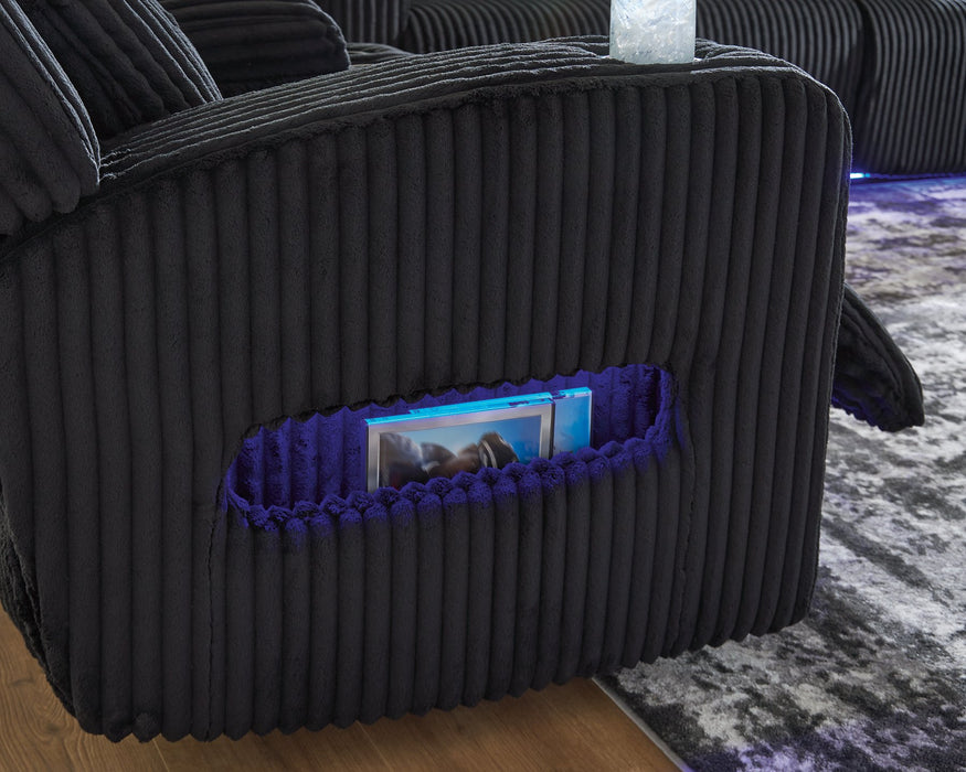 Forest Lake Power Reclining Loveseat with Console - Bill's Discount Center (Bradenton, FL)