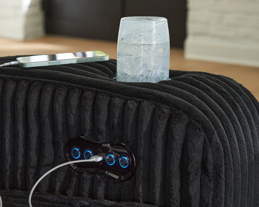 Forest Lake Power Reclining Loveseat with Console - Bill's Discount Center (Bradenton, FL)