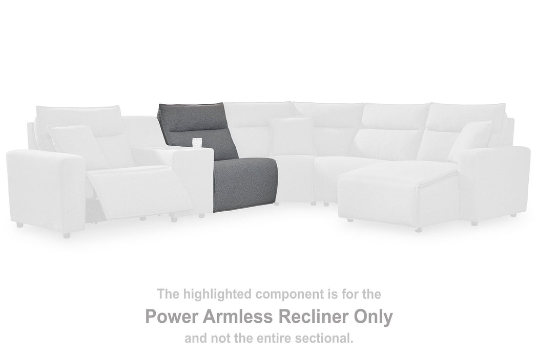 Modmax Reclining Sectional with Audio Consoles - Bill's Discount Center (Bradenton, FL)