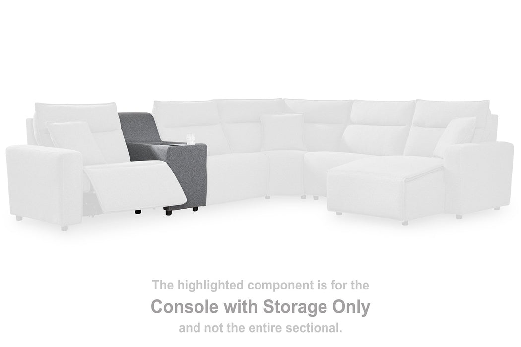 Modmax Reclining Sectional with Console - Bill's Discount Center (Bradenton, FL)