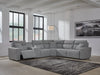Modmax Reclining Sectional with Console - Bill's Discount Center (Bradenton, FL)