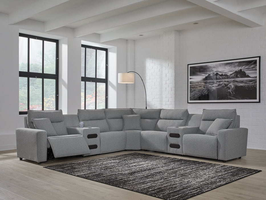 Modmax Power Reclining Sectional with Chaise - Bill's Discount Center (Bradenton, FL)