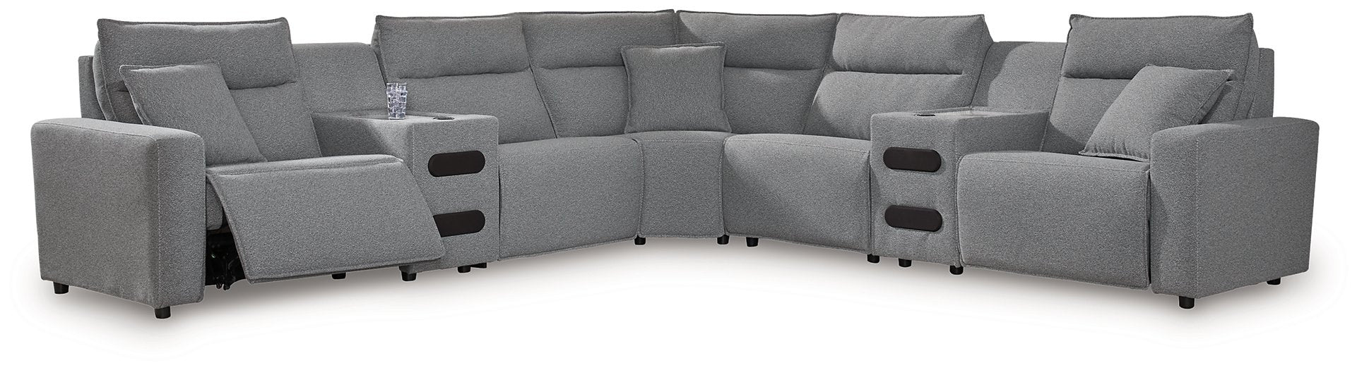 Modmax Power Reclining Sectional with Chaise - Bill's Discount Center (Bradenton, FL)