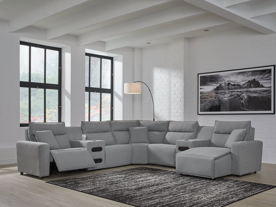 Modmax Power Reclining Sectional with Chaise - Bill's Discount Center (Bradenton, FL)