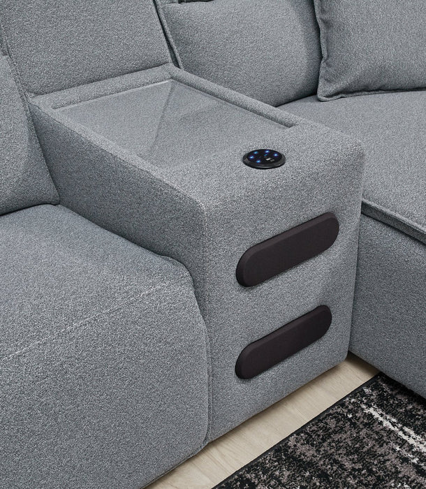 Modmax Power Reclining Sectional with Chaise - Bill's Discount Center (Bradenton, FL)