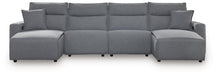 Modmax Power Reclining Sectional with Chaise - Bill's Discount Center (Bradenton, FL)