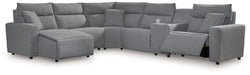 Modmax Power Reclining Sectional with Chaise - Bill's Discount Center (Bradenton, FL)