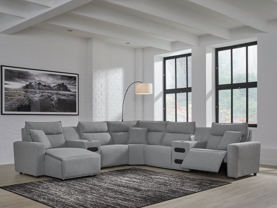 Modmax Power Reclining Sectional with Chaise - Bill's Discount Center (Bradenton, FL)