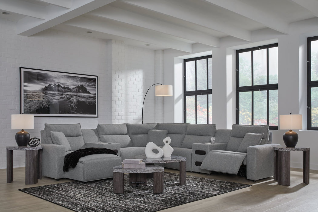 Modmax Power Reclining Sectional with Chaise - Bill's Discount Center (Bradenton, FL)