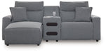 Modmax Power Reclining Sectional with Chaise - Bill's Discount Center (Bradenton, FL)