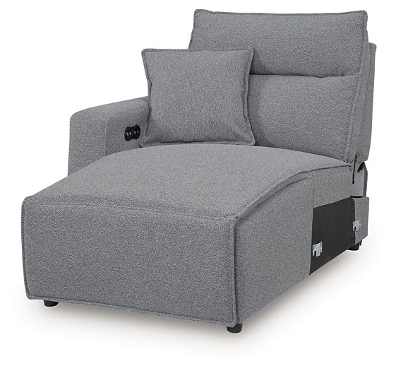 ModMax II Reclining Sectional with Chaise and Audio Console - Bill's Discount Center (Bradenton, FL)