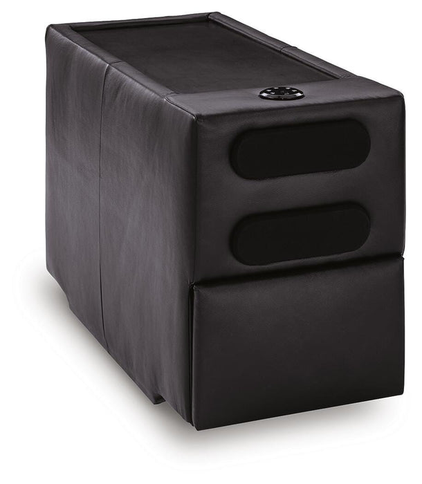 Modmax II Sectional with Chaise and Audio Consoles - Bill's Discount Center (Bradenton, FL)